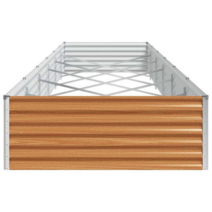 Letto rialzato da giardino 582 x 100 x 36 cm Acciaio zincato