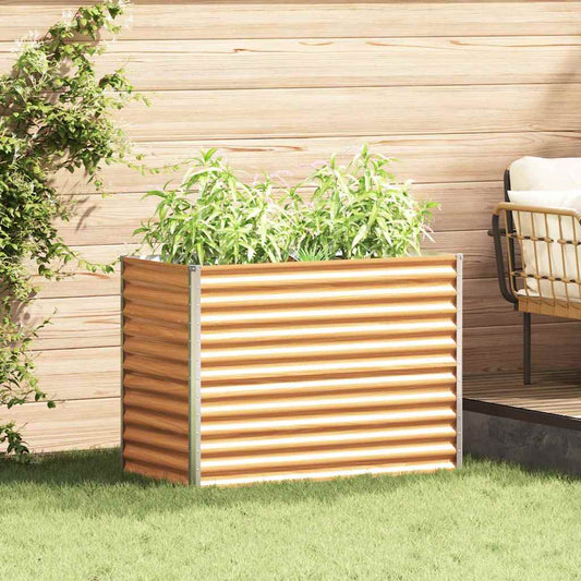 Letto rialzato da giardino 98 x 50 x 68 cm Acciaio zincato