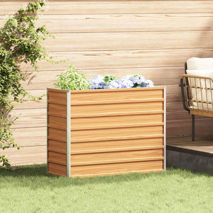 Letto rialzato da giardino Marrone Chiaro 100 x 40 x 77 cm