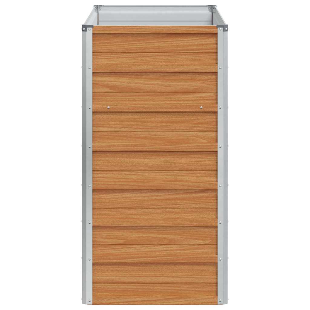 Letto rialzato da giardino Marrone Chiaro 100 x 40 x 77 cm