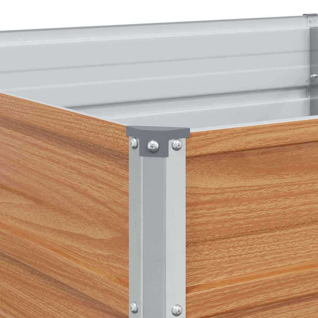 Letto rialzato da giardino Marrone Chiaro 240 x 80 x 45 cm