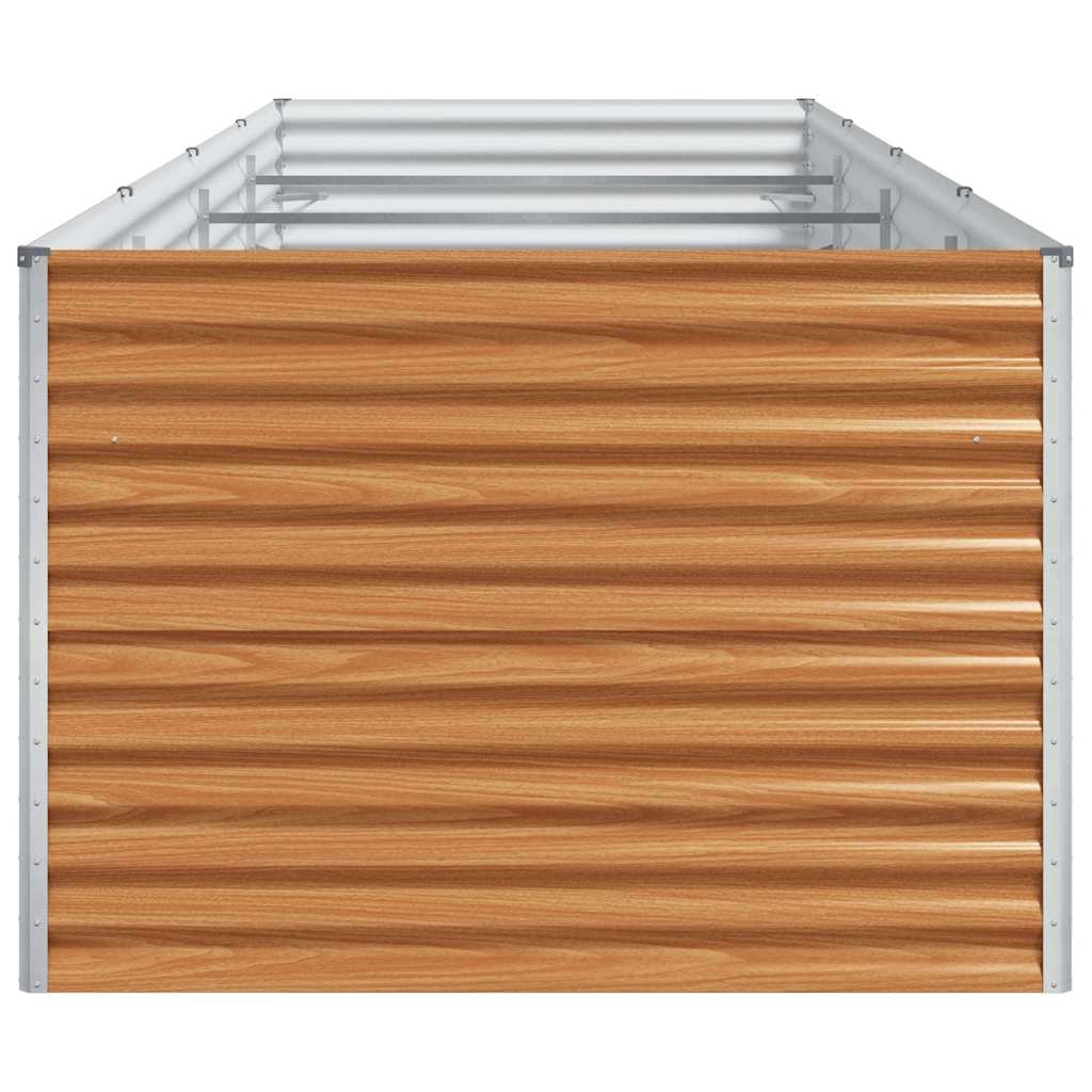 Letto rialzato da giardino 390 x 100 x 68 cm Acciaio zincato