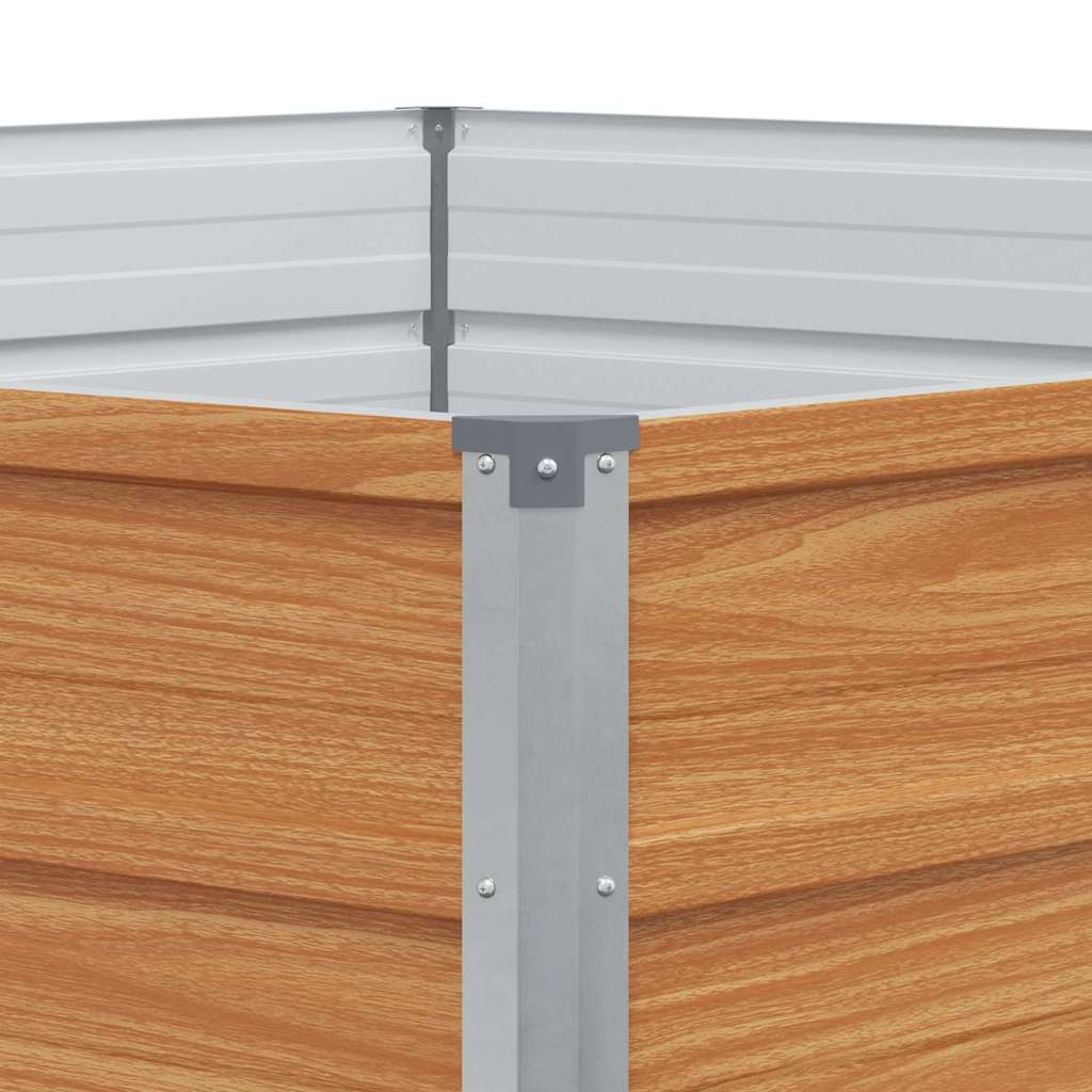 Letto rialzato da giardino Marrone Chiaro 129 x 129 x 77 cm