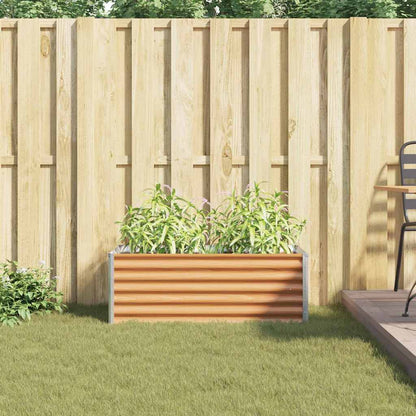 Letto rialzato da giardino 98 x 50 x 36 cm Acciaio zincato