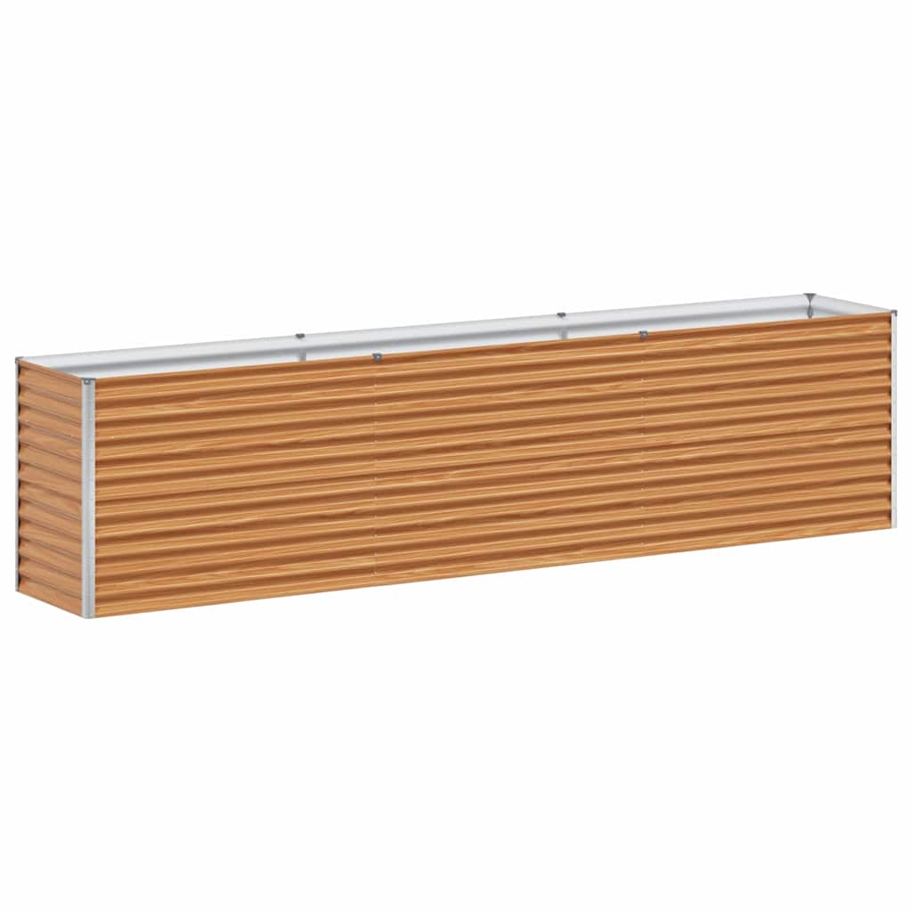 Letto rialzato da giardino 290 x 50 x 68 cm Acciaio zincato