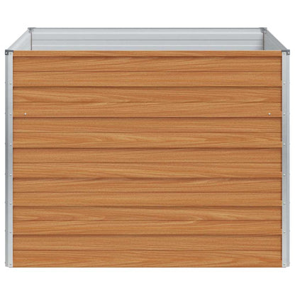 Letto rialzato da giardino Marrone Chiaro 100 x 100 x 77 cm