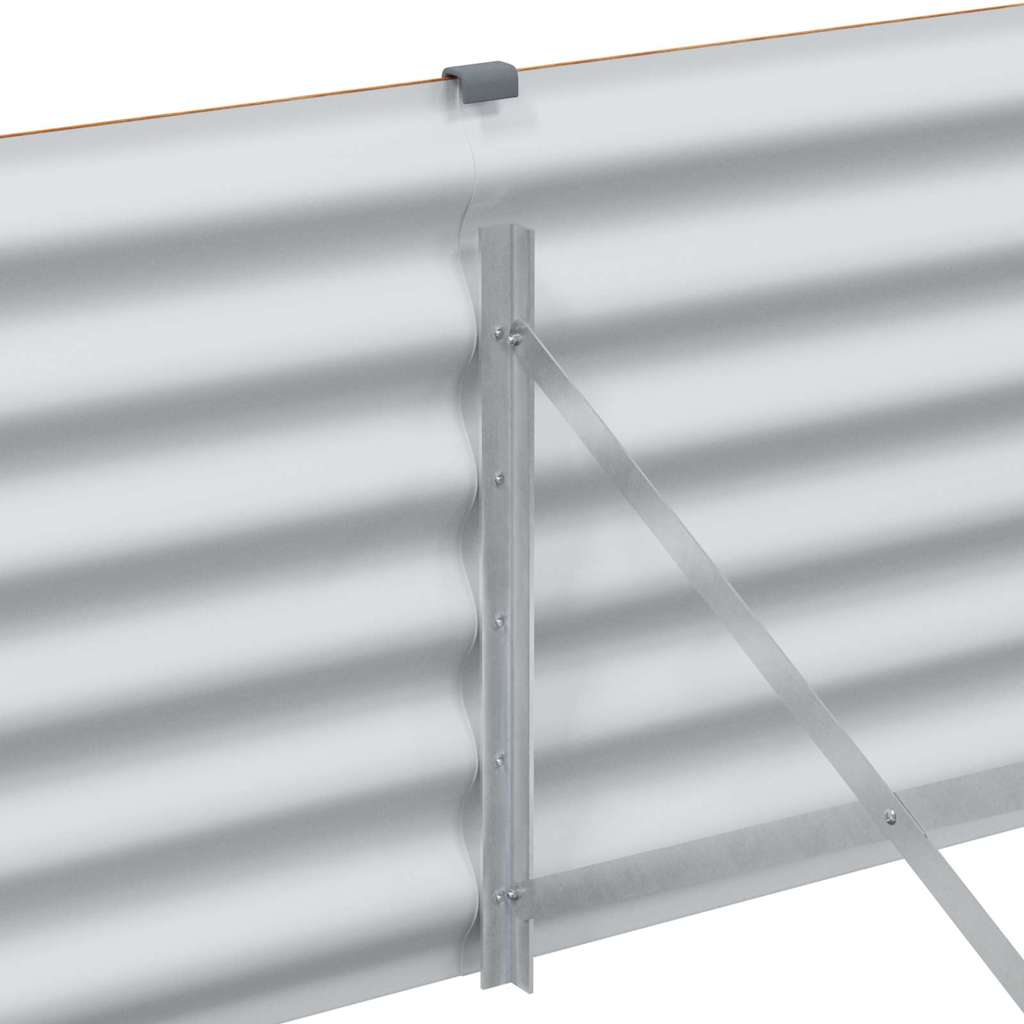 Letto rialzato da giardino 582 x 50 x 36 cm Acciaio zincato