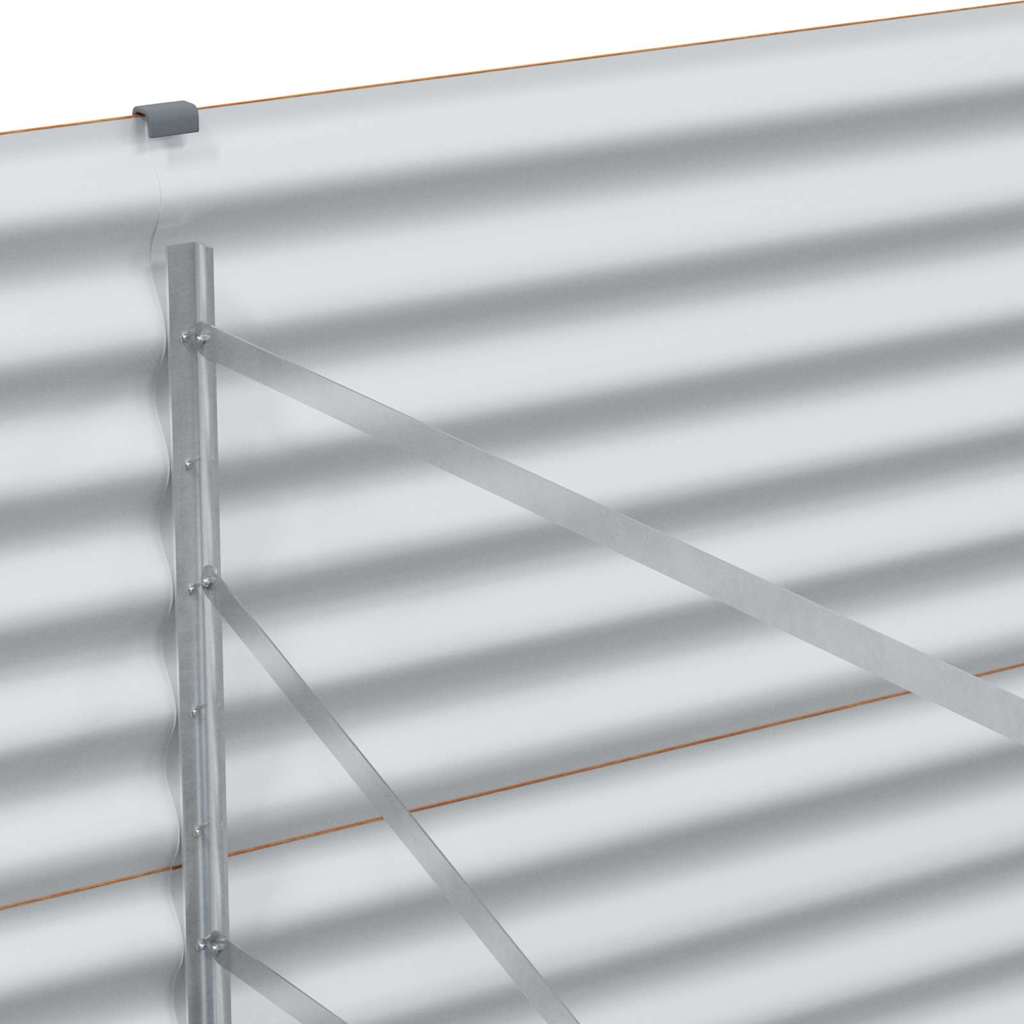 Letto rialzato da giardino 98 x 100 x 68 cm Acciaio zincato