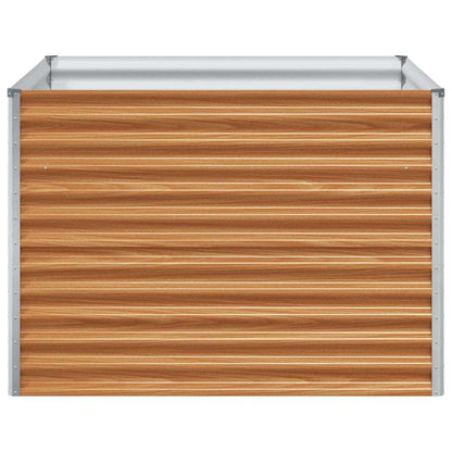 Letto rialzato da giardino 98 x 100 x 68 cm Acciaio zincato