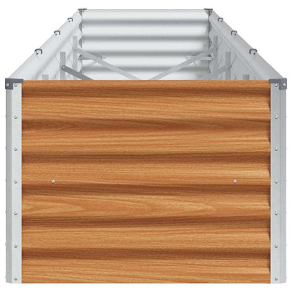 Letto rialzato da giardino 390 x 50 x 36 cm Acciaio zincato