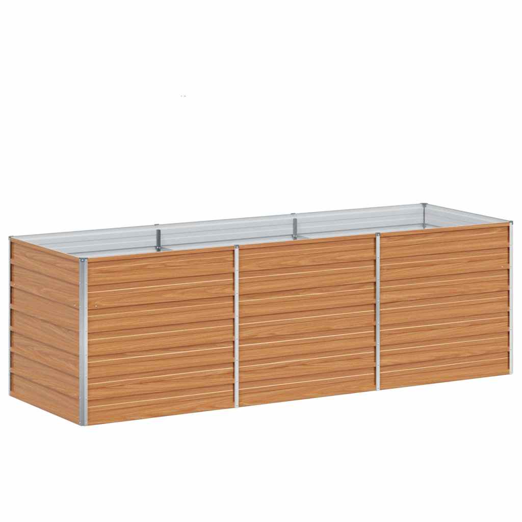 Letto rialzato da giardino Marrone Chiaro 240 x 80 x 77 cm