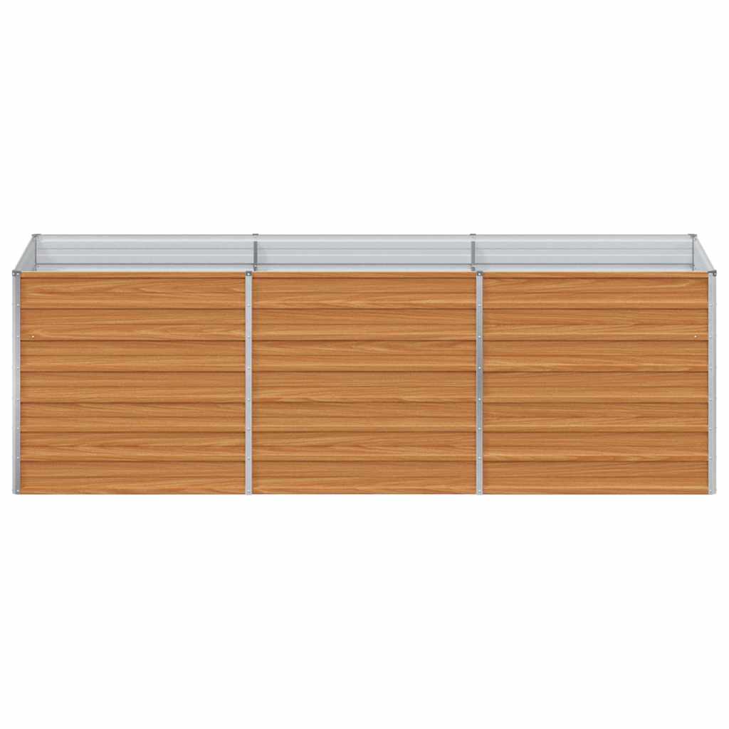 Letto rialzato da giardino Marrone Chiaro 240 x 80 x 77 cm