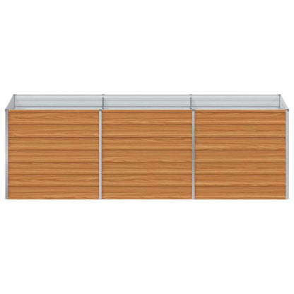 Letto rialzato da giardino Marrone Chiaro 240 x 80 x 77 cm