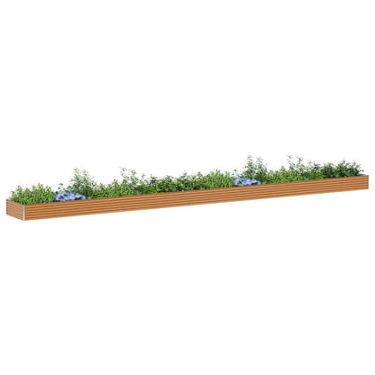 Letto rialzato da giardino 970 x 100 x 36 cm Acciaio zincato