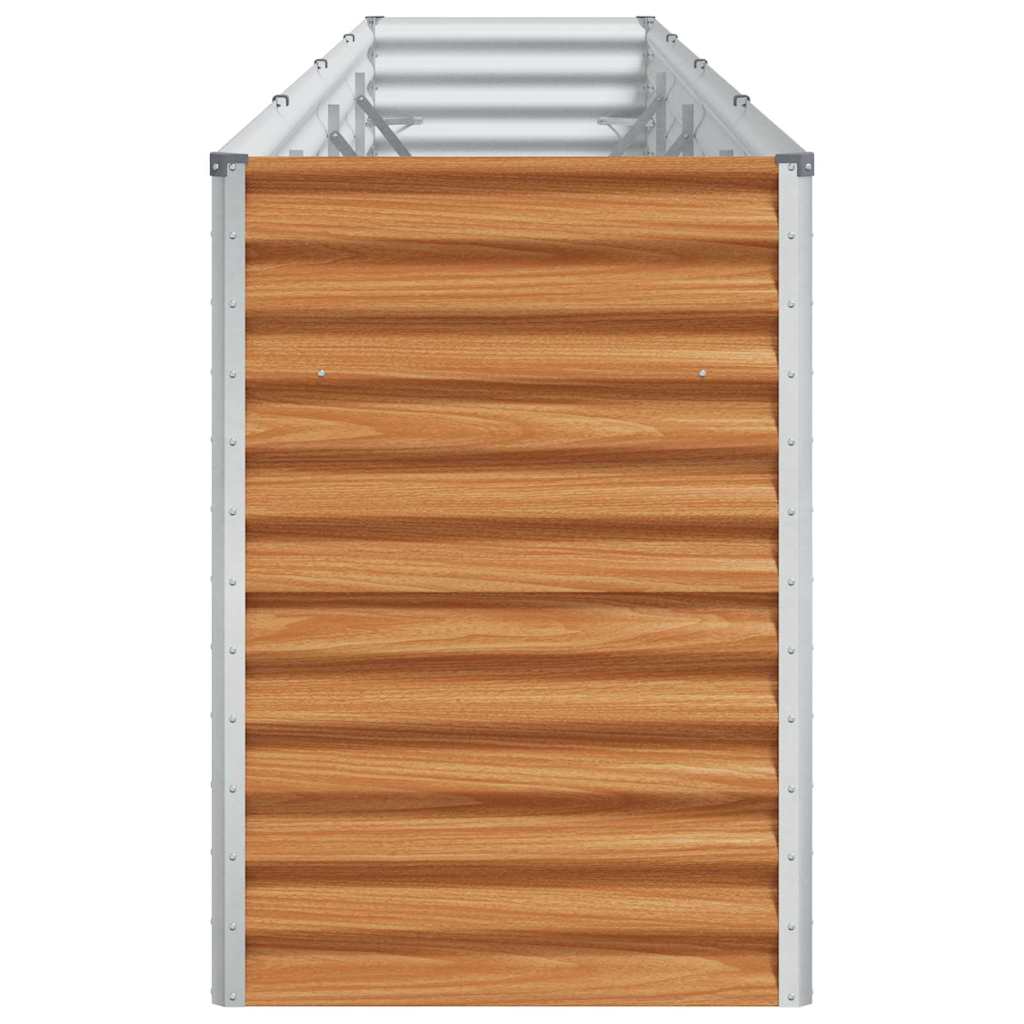 Letto rialzato da giardino 390 x 50 x 68 cm Acciaio zincato