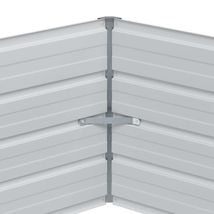 Letto rialzato da giardino Aspetto legno 129 x 129 x 45 cm