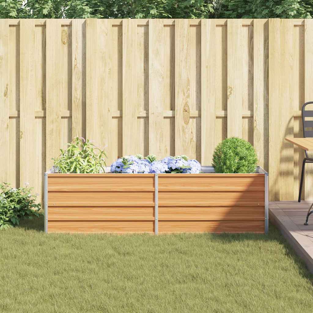 Letto rialzato da giardino Marrone Chiaro 160 x 40 x 45 cm