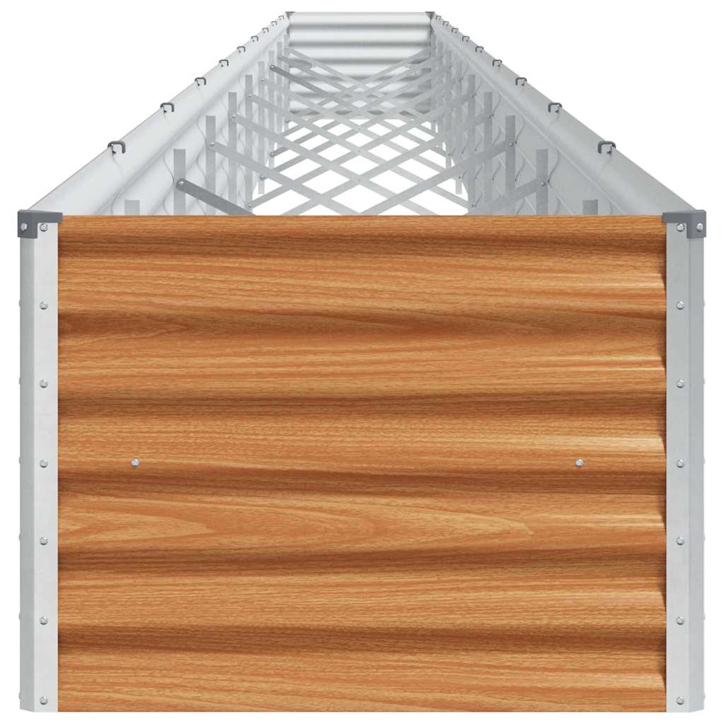 Letto rialzato da giardino 970 x 50 x 36 cm Acciaio zincato