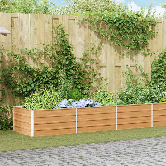 Letto rialzato da giardino Marrone Chiaro 480 x 80 x 45 cm