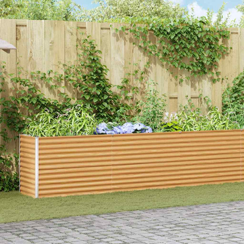 Letto rialzato da giardino 485 x 50 x 68 cm Acciaio zincato