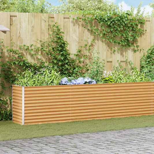 Letto rialzato da giardino 485 x 50 x 68 cm Acciaio zincato