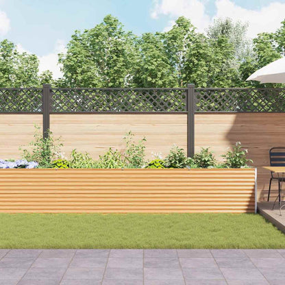 Letto rialzato da giardino 485 x 50 x 68 cm Acciaio zincato