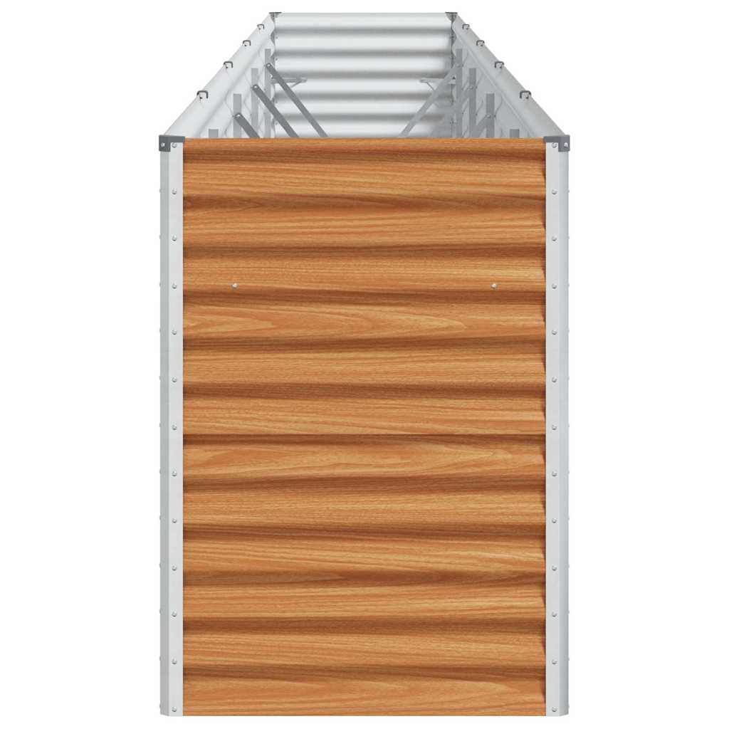 Letto rialzato da giardino 485 x 50 x 68 cm Acciaio zincato