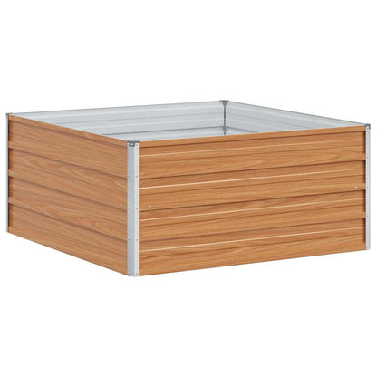 Letto rialzato da giardino Marrone Chiaro 100 x 100 x 45 cm