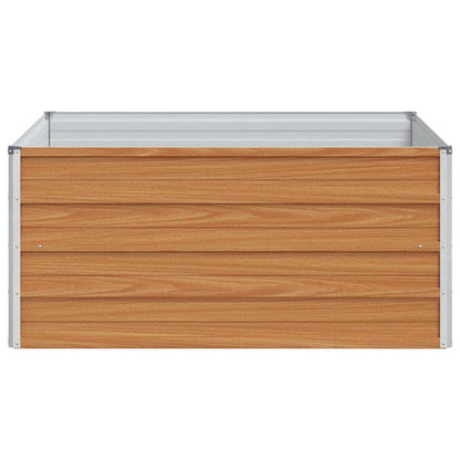 Letto rialzato da giardino Marrone Chiaro 100 x 100 x 45 cm