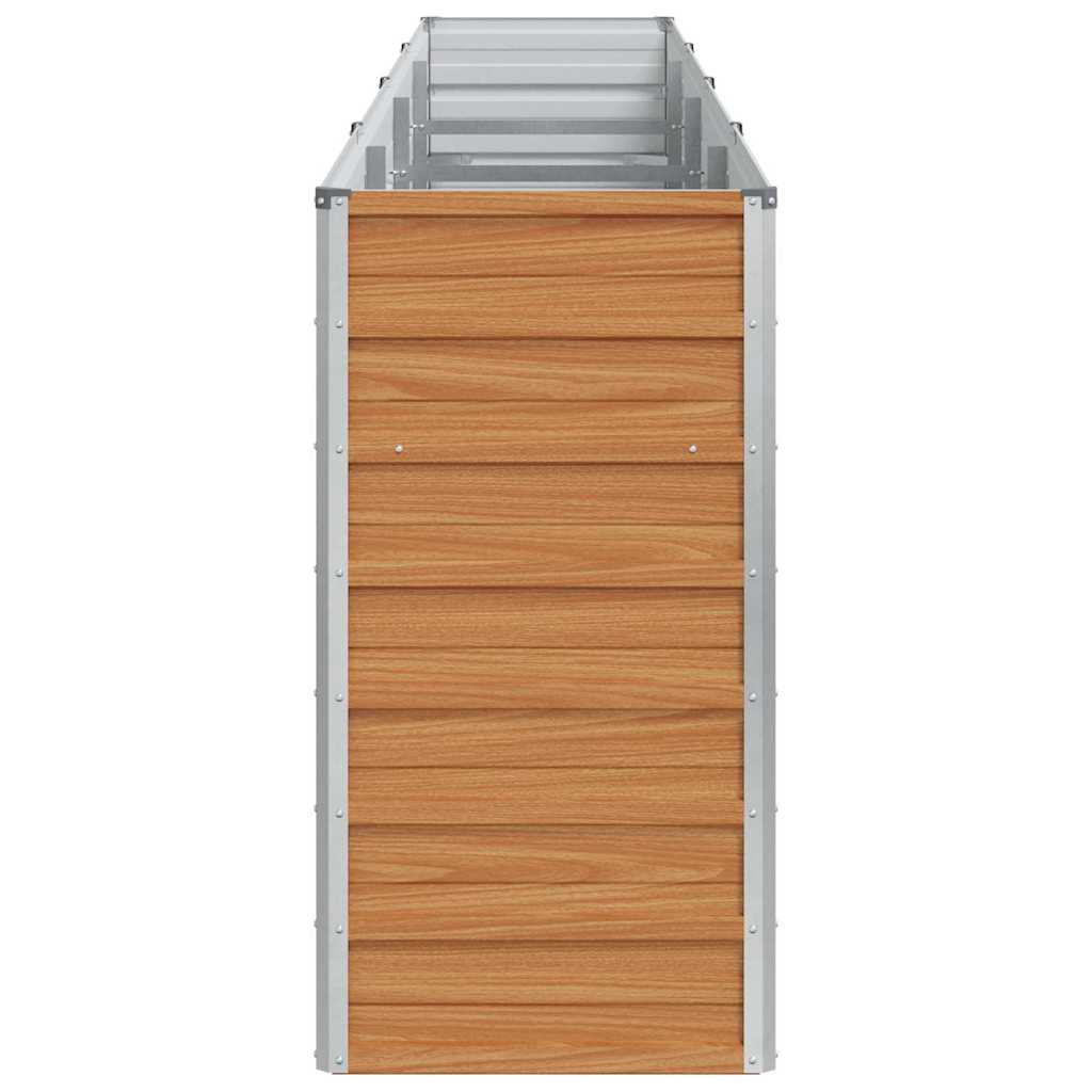 Letto rialzato da giardino Marrone Chiaro 320 x 40 x 77 cm