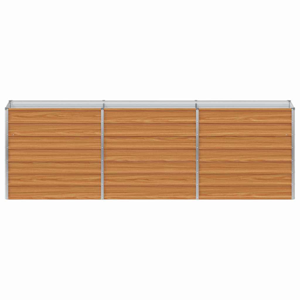 Letto rialzato da giardino Marrone Chiaro 240 x 40 x 77 cm