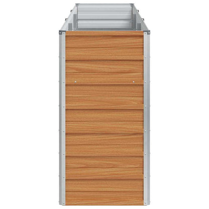 Letto rialzato da giardino Marrone Chiaro 240 x 40 x 77 cm