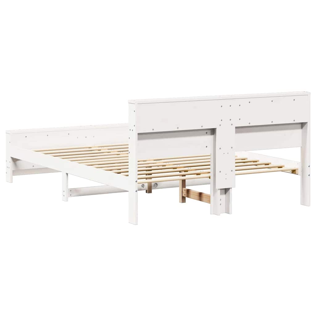 Struttura del letto Bianco 160 x 200 cm Legno multistrato