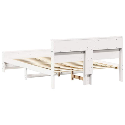 Struttura del letto Bianco 140 x 200 cm Legno multistrato