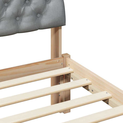 Struttura del Letto Marrone e grigio chiaro 180 x 200 cm