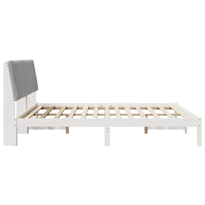 Struttura del letto Grigio chiaro 180 x 200 cm Pino massello | homemem39