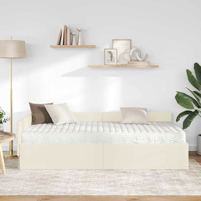 Struttura Letto Angolare con Materasso 2 pcs Grigio Velluto | homemem39
