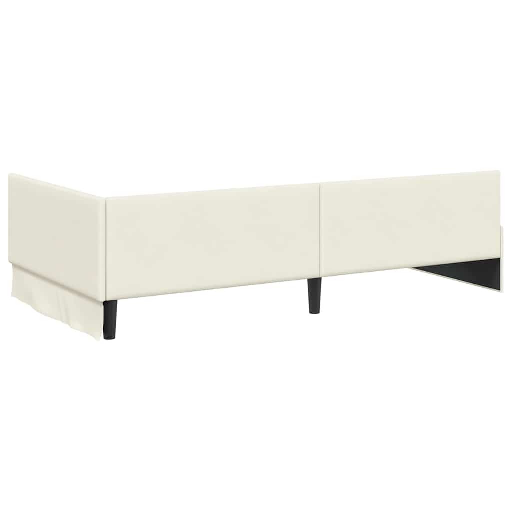 Struttura Letto Angolare con Materasso 2 pcs Grigio Velluto | homemem39