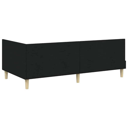 Struttura Letto Angolare con Materasso 2 pcs Verde Tessuto | homemem39