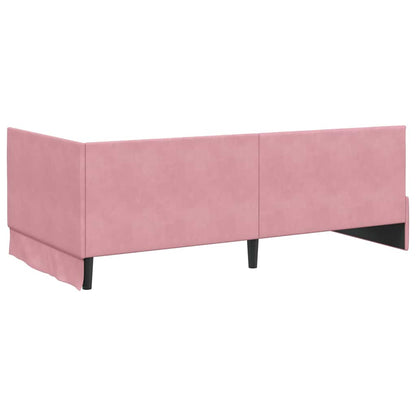 Struttura Letto Angolare con Materasso 2 pcs Grigio Velluto | homemem39