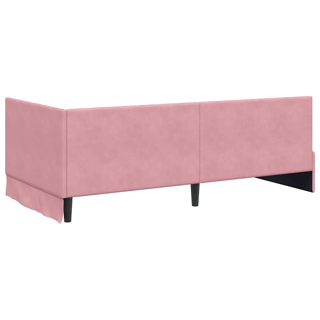 Struttura Letto Angolare con Materasso 2 pcs Grigio Velluto | homemem39