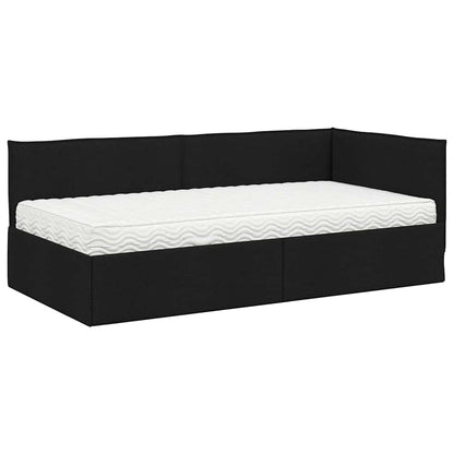Struttura Letto Angolare con Materasso 2 pcs Verde Velluto | homemem39