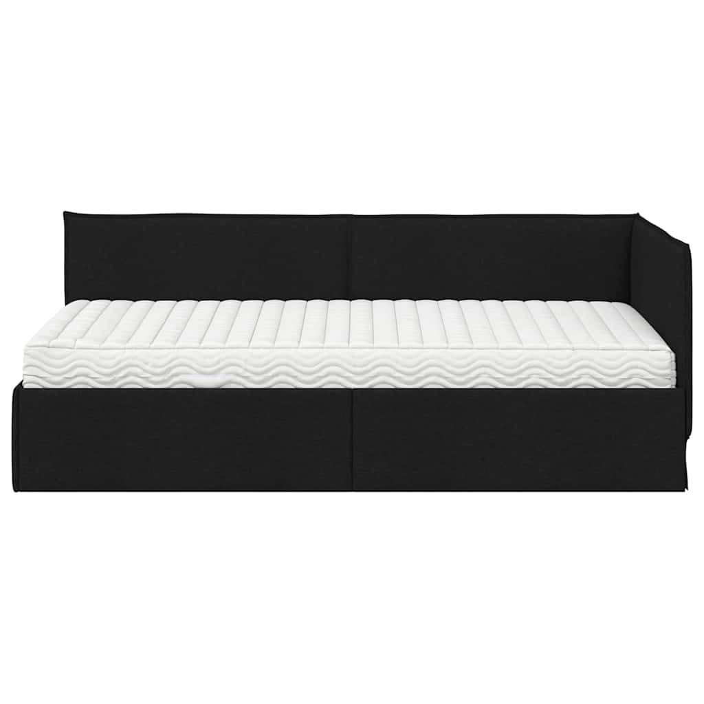 Struttura Letto Angolare con Materasso 2 pcs Verde Velluto | homemem39
