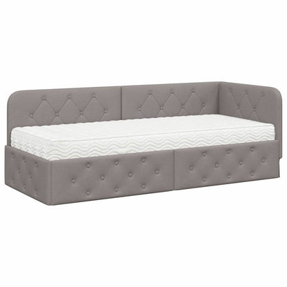 Cornice del letto ad angolo Talpa 80 x 200 cm Tessuto | homemem39