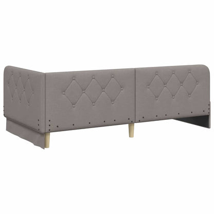Cornice del letto ad angolo Talpa 100 x 200 cm Tessuto | homemem39