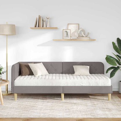 Cornice del letto ad angolo Talpa 80 x 200 cm Tessuto | homemem39