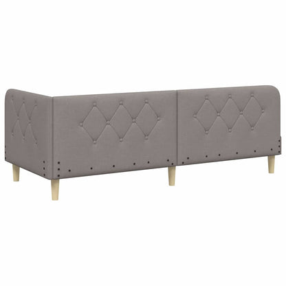 Cornice del letto ad angolo Talpa 80 x 200 cm Tessuto | homemem39