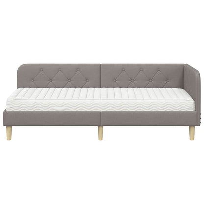 Cornice del letto ad angolo Talpa 80 x 200 cm Tessuto | homemem39