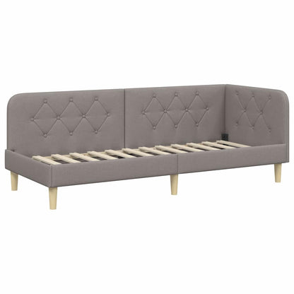 Cornice del letto ad angolo Talpa 80 x 200 cm Tessuto | homemem39