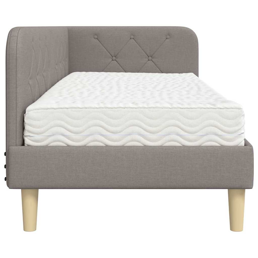 Cornice del letto ad angolo Talpa 80 x 200 cm Tessuto | homemem39
